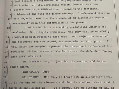 IRRELEVANT INFORMATION WHICH PAINTED BARBARA BRATTON IN A BAD LIGHT WAS allowed into the TRIAL (20).